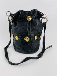 Vintage Leather Bucket Bag
