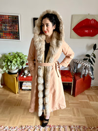 Vintage Jacket with Faux Fur Lining