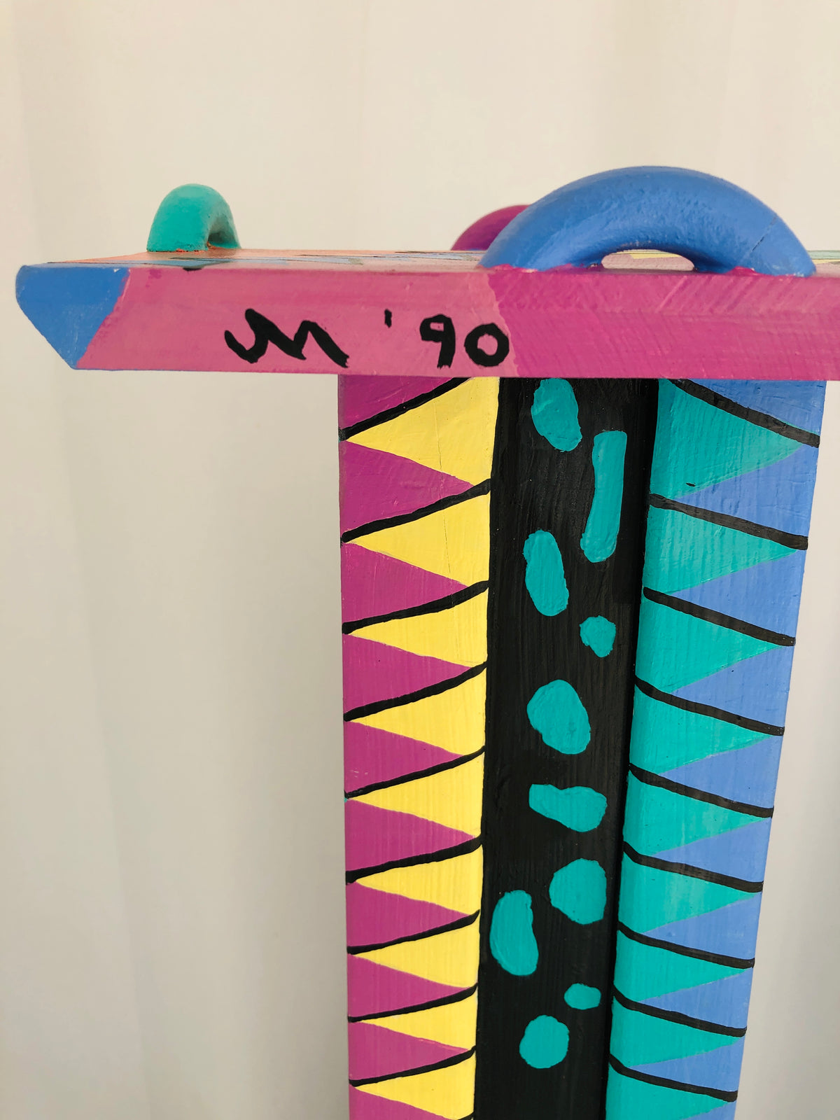 Postmodern Memphis Style Pedestal