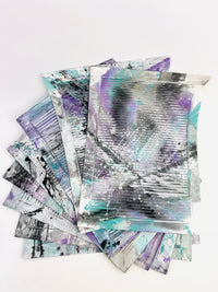 Postmodern Hand-Painted Placemats & Napkins - 16pc