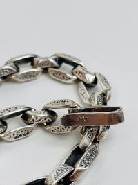 Sterling Modernist Link Bracelet