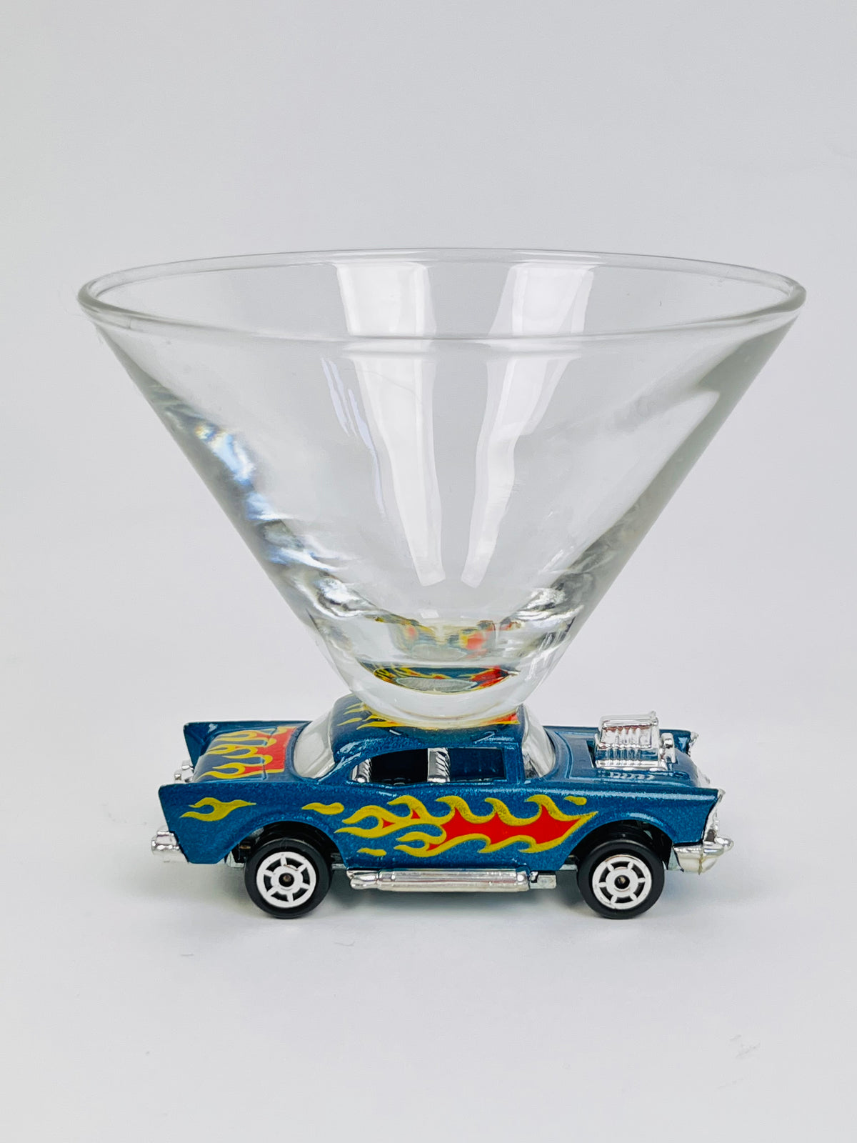 Vintage Matchbox Car Martini Glasses