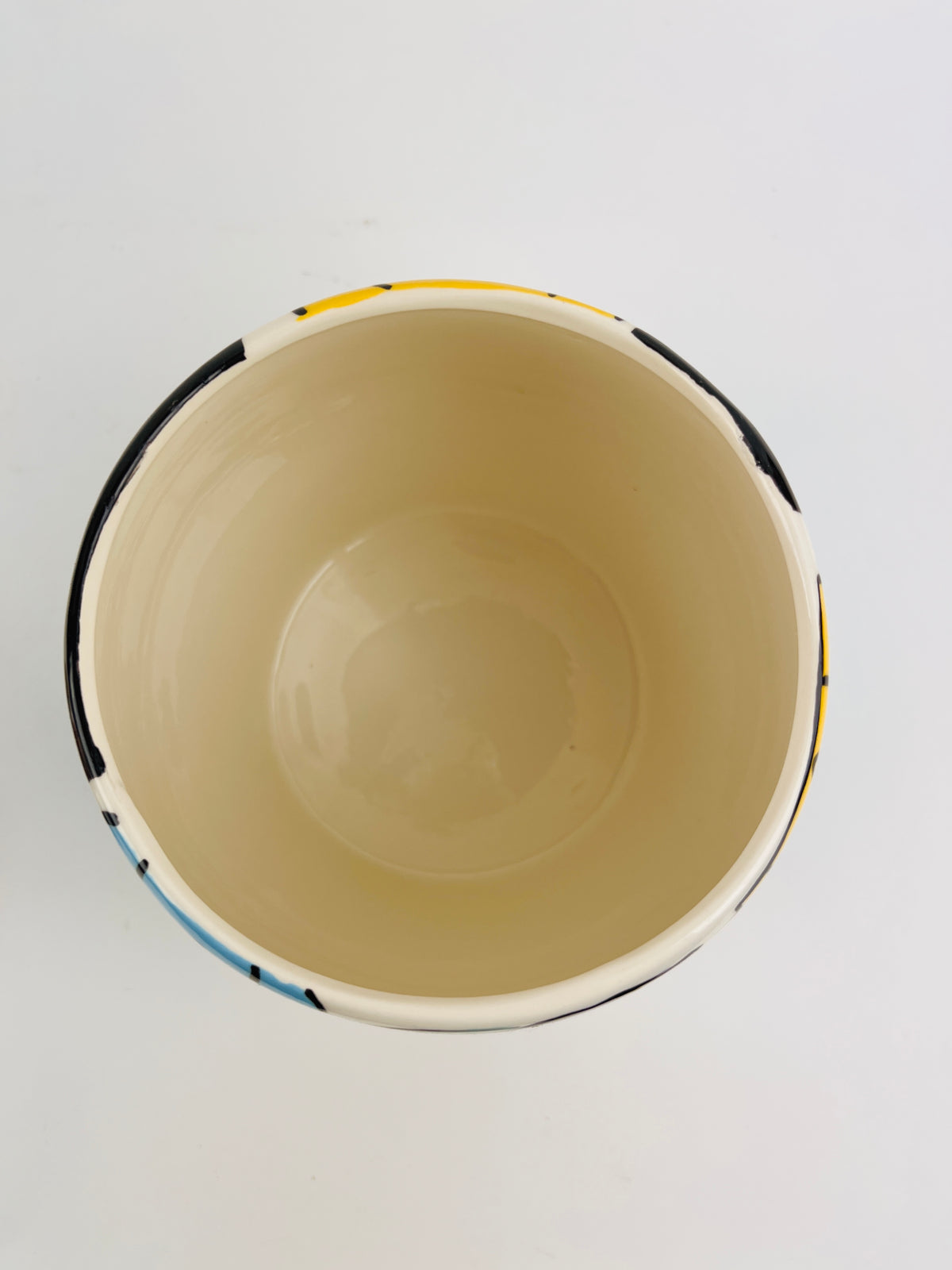 Vintage Postmodern Ceramic Face Jar