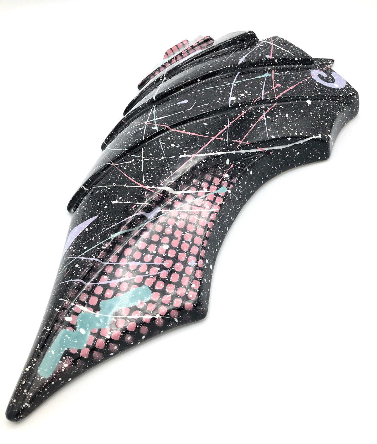 Vintage Postmodern Memphis Era Wall Vase by Rosalyn Tyge