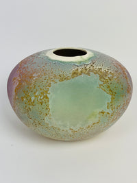 Vintage Tony Evans Raku Vase / Vessel