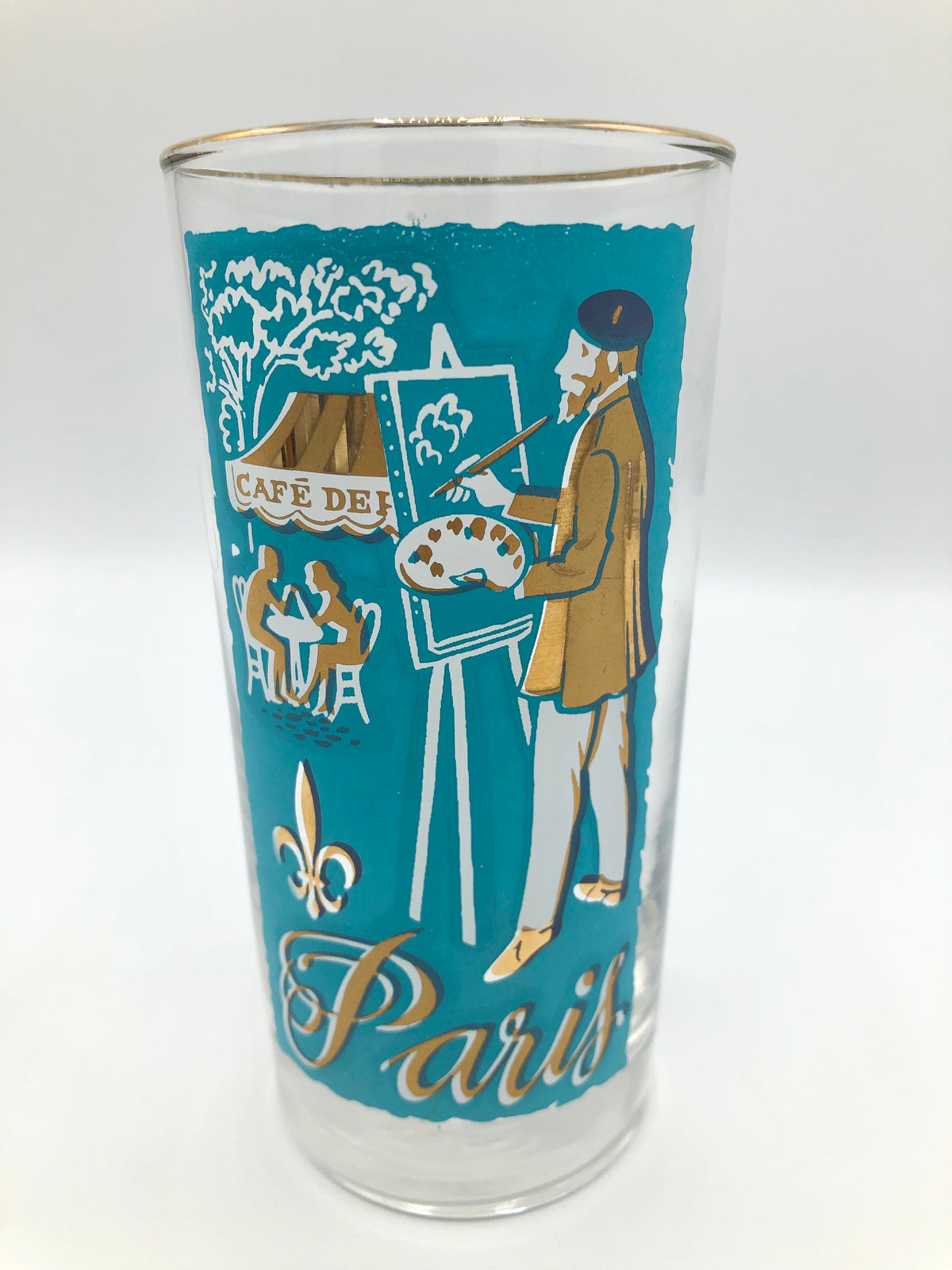 Vintage Mid-Century Cities Glasses