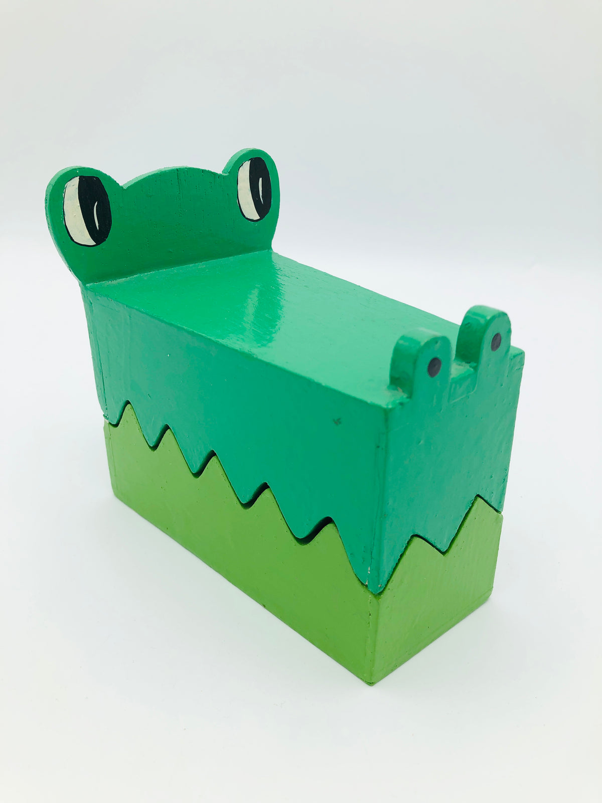 Wood Alligator Box—with TEETH!