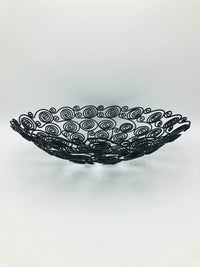 Postmodern Metal Spiral Bowl