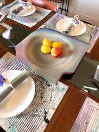 Vintage Postmodern Ceramic Platter