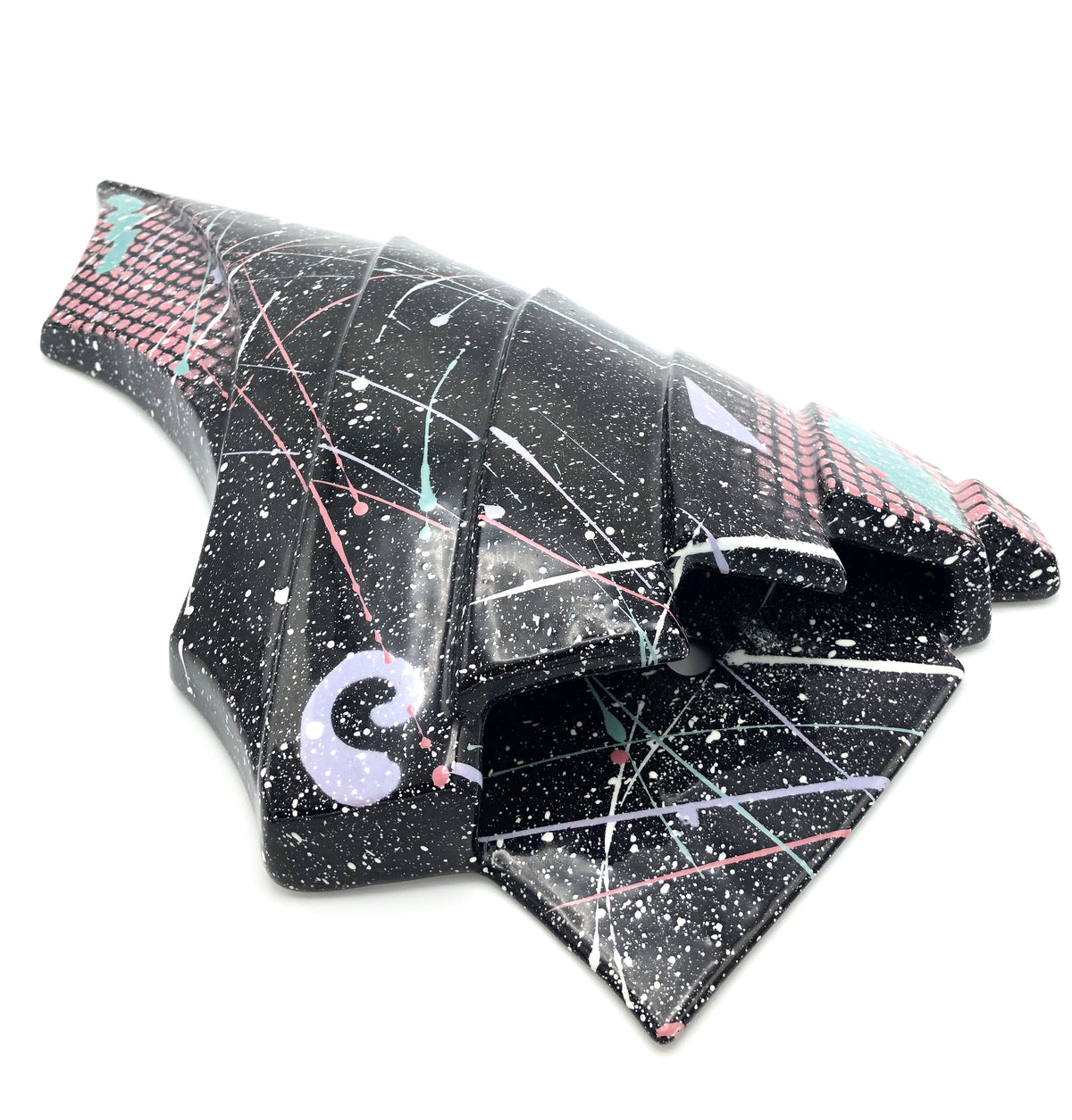 Vintage Postmodern Memphis Era Wall Vase by Rosalyn Tyge