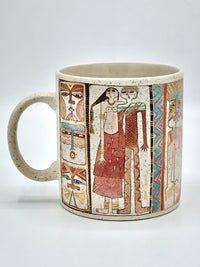 Vintage 90s Postmodern Tribal Mug