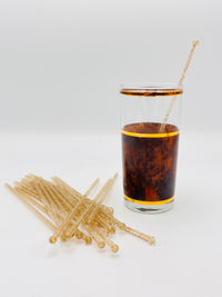 MCM Gold Fleck Swizzle Sticks