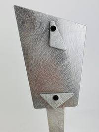 Vintage 90s Postmodern Metal Picture Frame