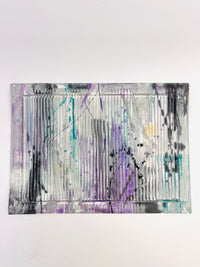 Postmodern Hand-Painted Placemats & Napkins - 16pc