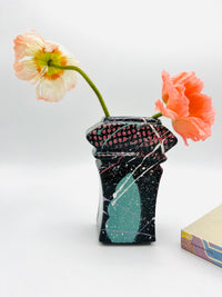 Vintage Postmodern Memphis Era Vase by Rosalyn Tyge