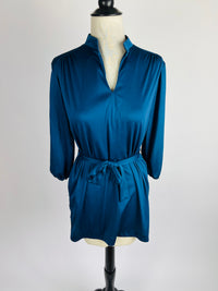 Vintage Teal Tunic Top