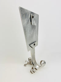 Vintage 90s Postmodern Metal Picture Frame