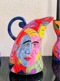 Postmodern Pitcher & Candle Holder Set