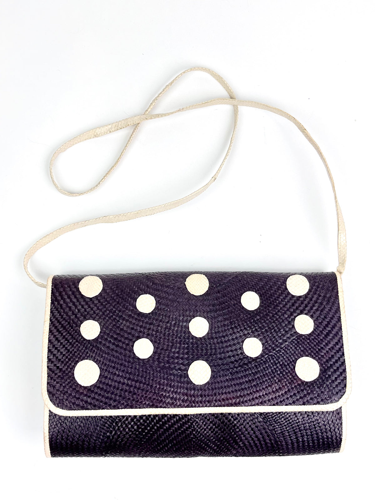 Woven Straw & Snakeskin Bag