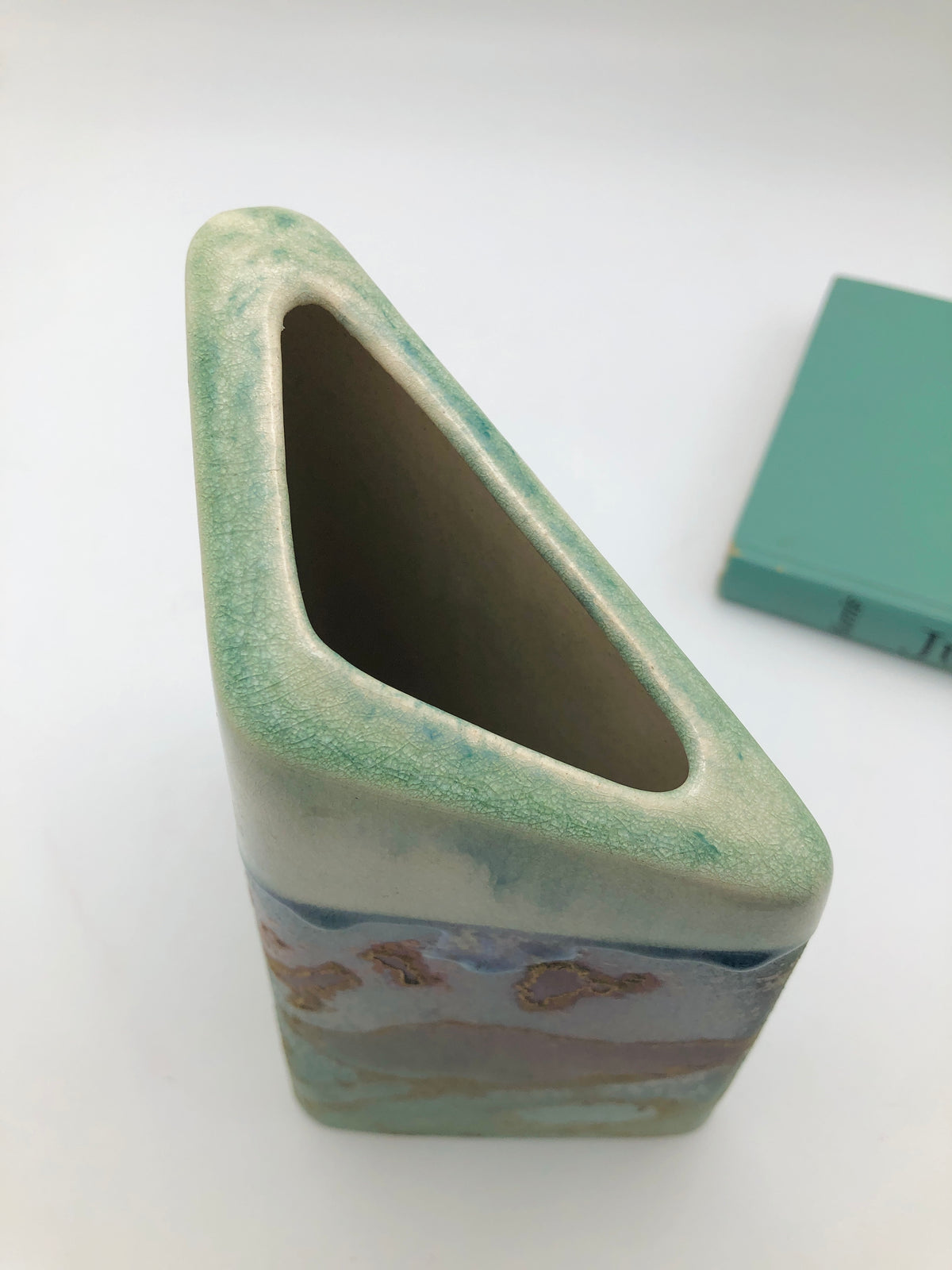 Vintage Tony Evans Raku Vase