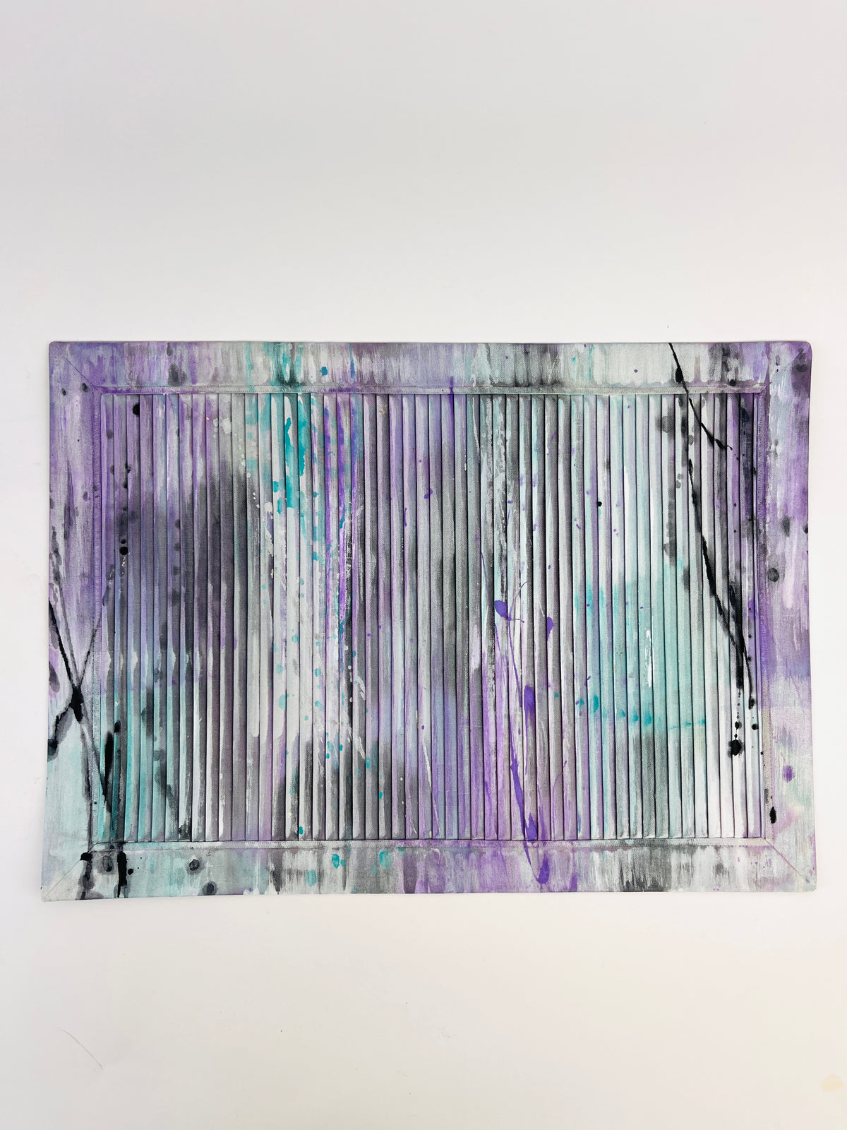 Postmodern Hand-Painted Placemats & Napkins - 16pc