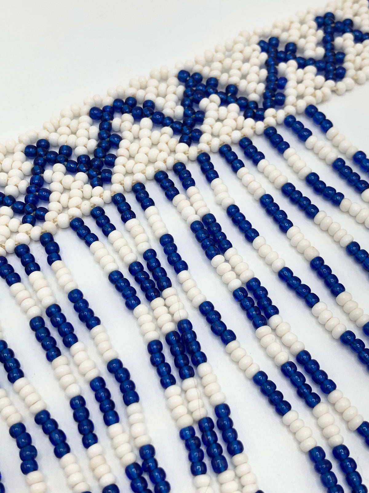 Vintage 1970s Beaded Fringe Choker