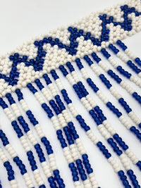 Vintage 1970s Beaded Fringe Choker