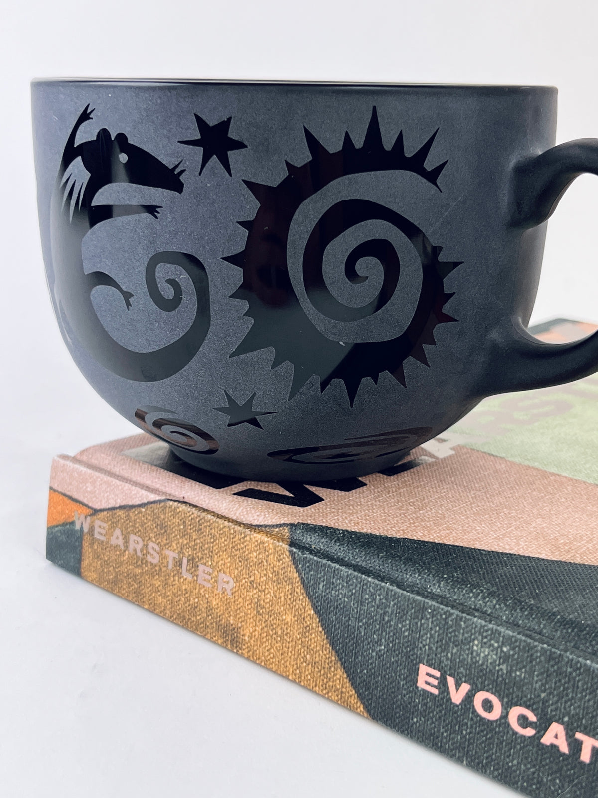 Postmodern Memphis Style Glass Mug - Large