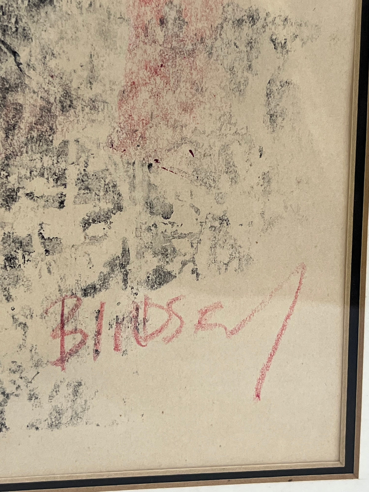 Nude Lithograph by Alfred Birdsey