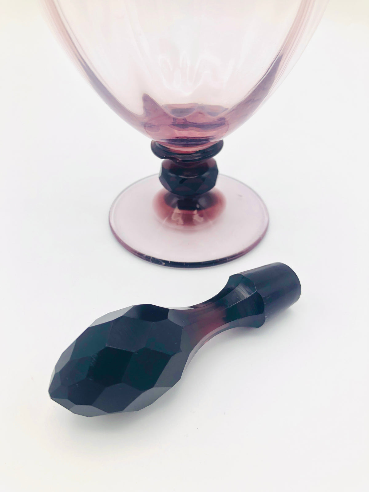 Vintage Smokey Amethyst Decanter