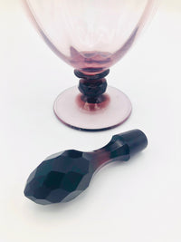 Vintage Smokey Amethyst Decanter