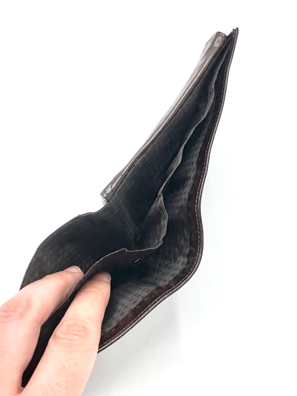 Vintage Chocolate Brown Eel Skin Wallet