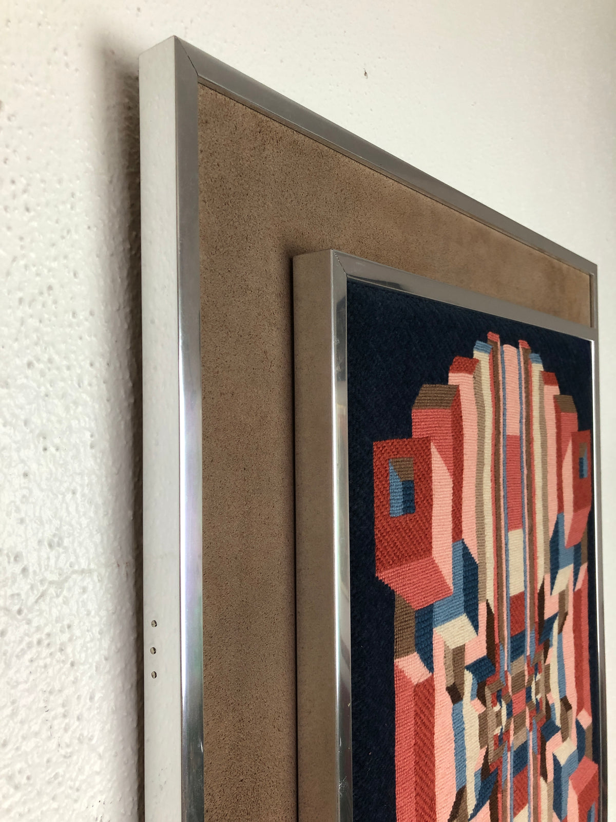 Optical Needlepoint in Double Frame