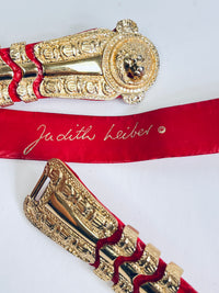 Vintage Judith Lieber Snakeskin Belt