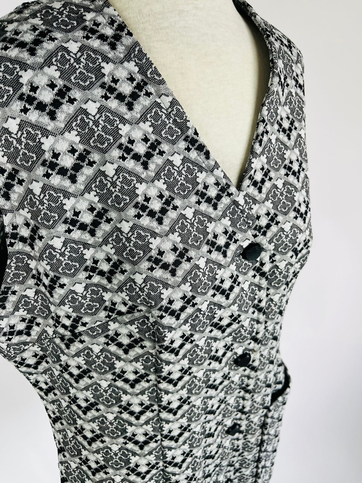 Vintage Print Vest