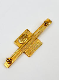 Vintage Anne Klein Lion Logo Brooch