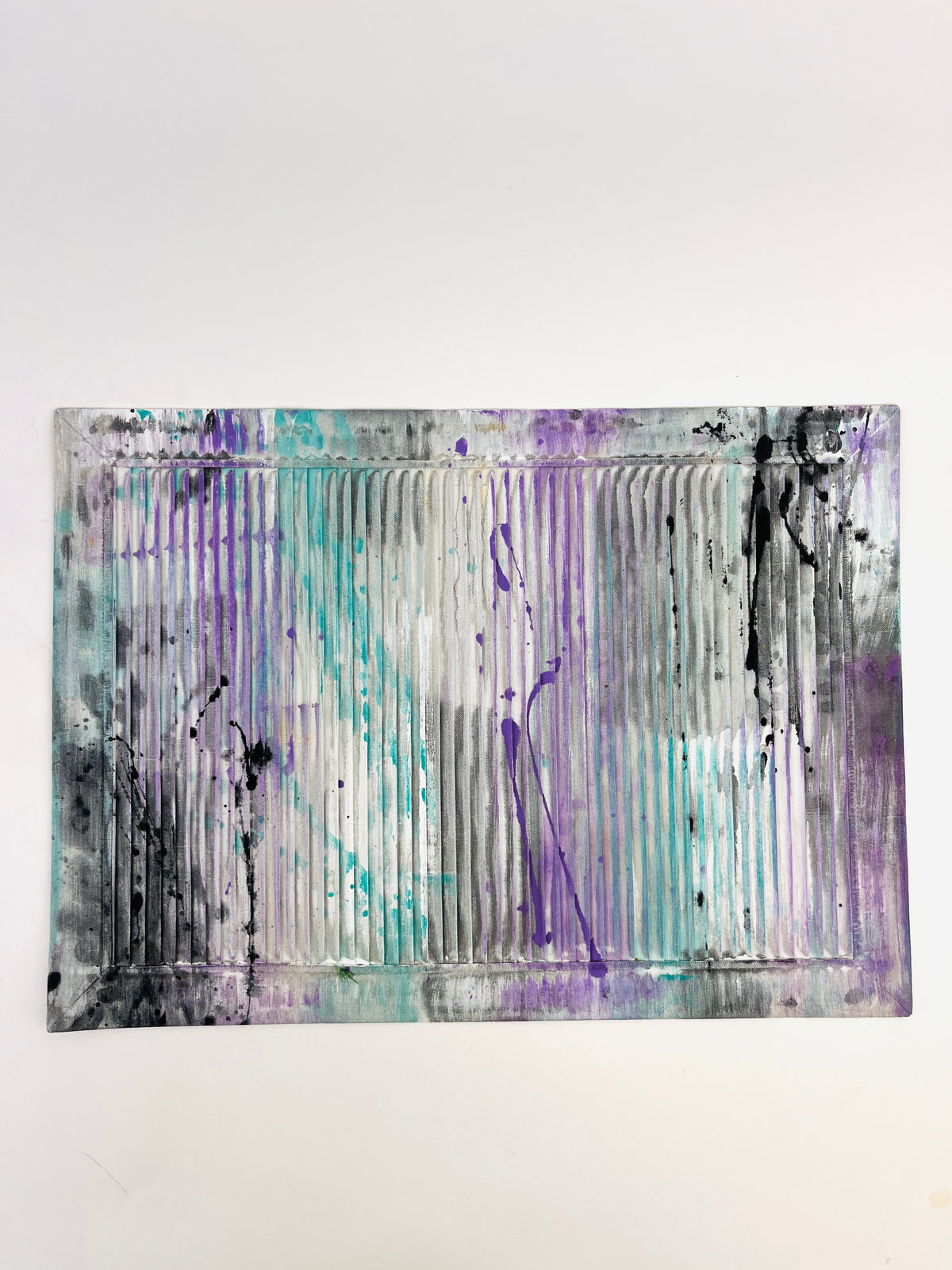 Postmodern Hand-Painted Placemats & Napkins - 16pc