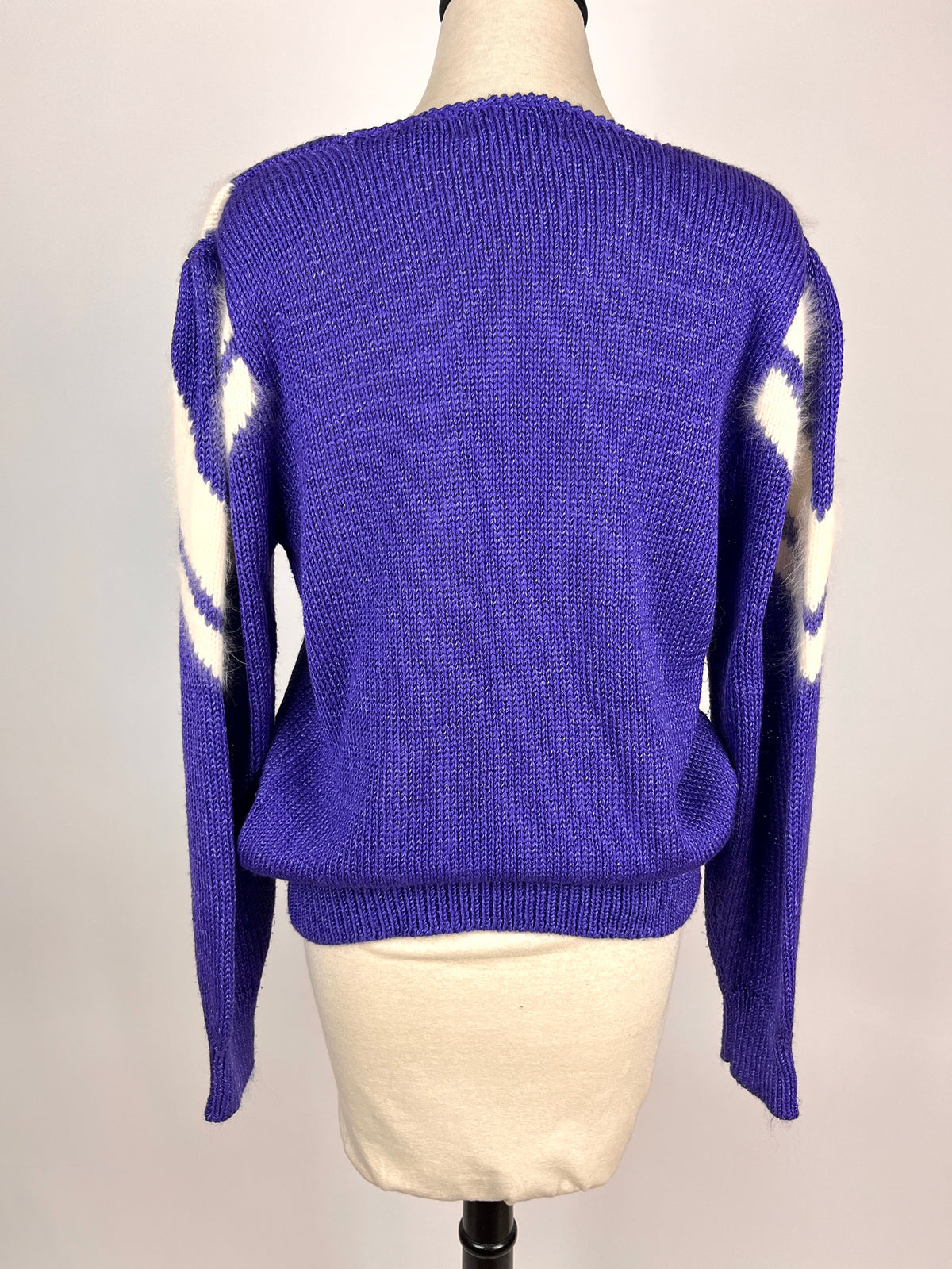 Vintage Purple V Sweater