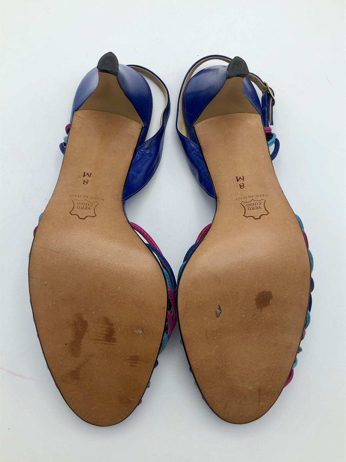 Anne Klein Leather Strappy Sandals