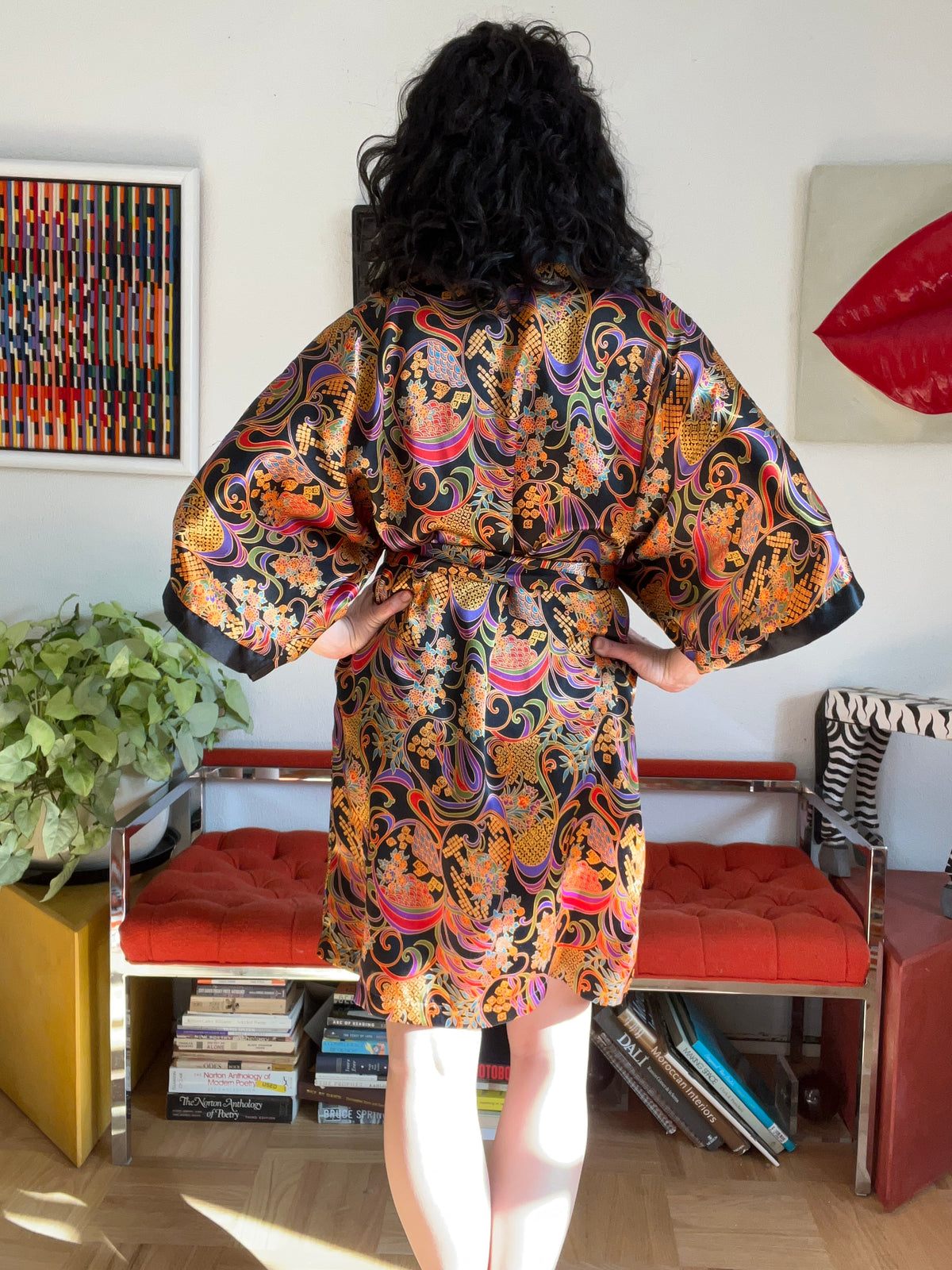 Vintage Satin Robe