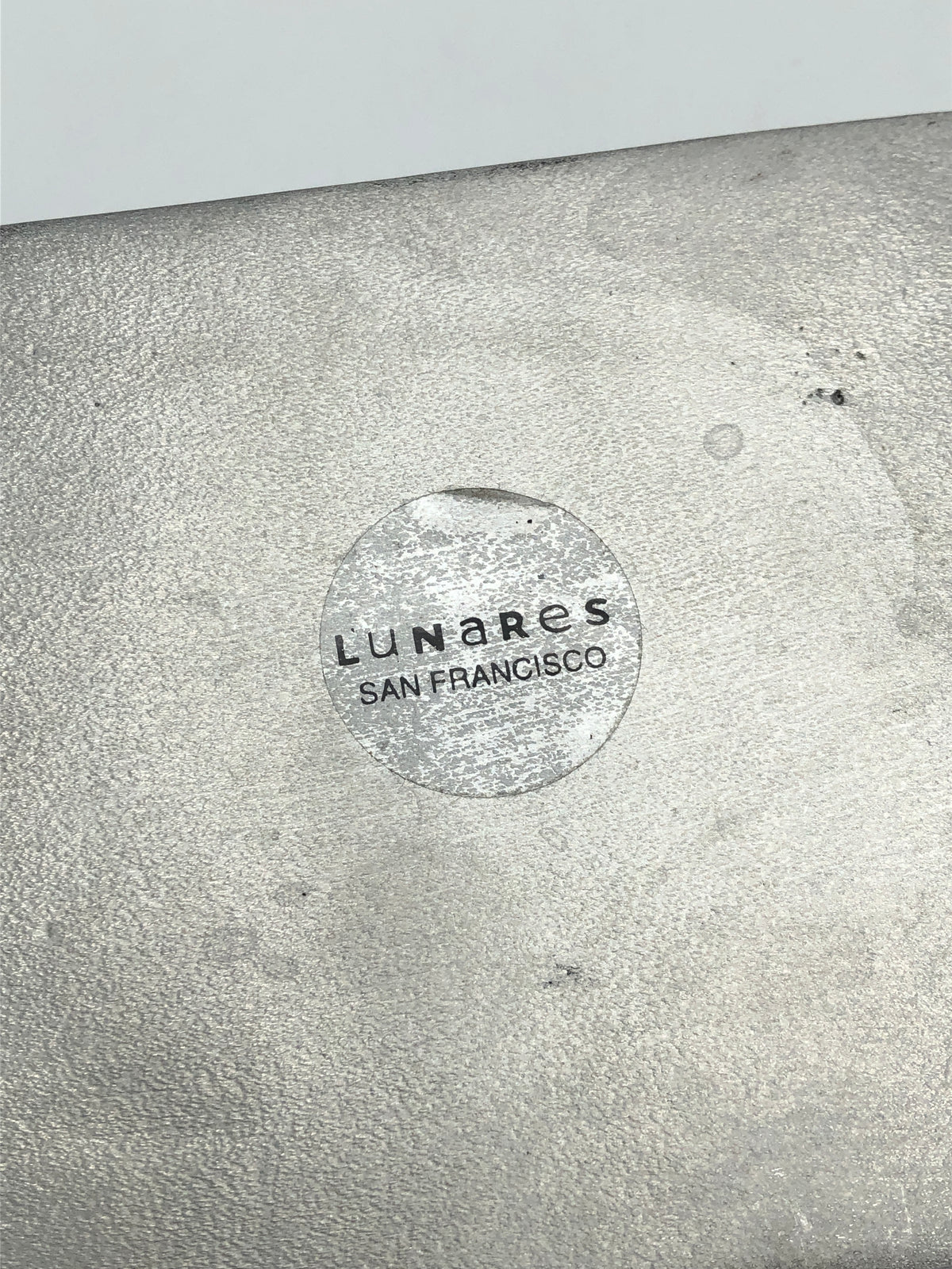 Vintage Postmodern Pewter Ramen Box