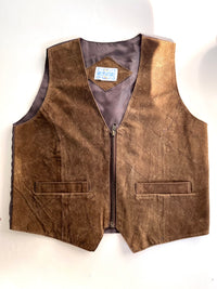 Vintage Brown Suede Vest