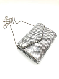 Vintage Silver Metal Mesh Purse