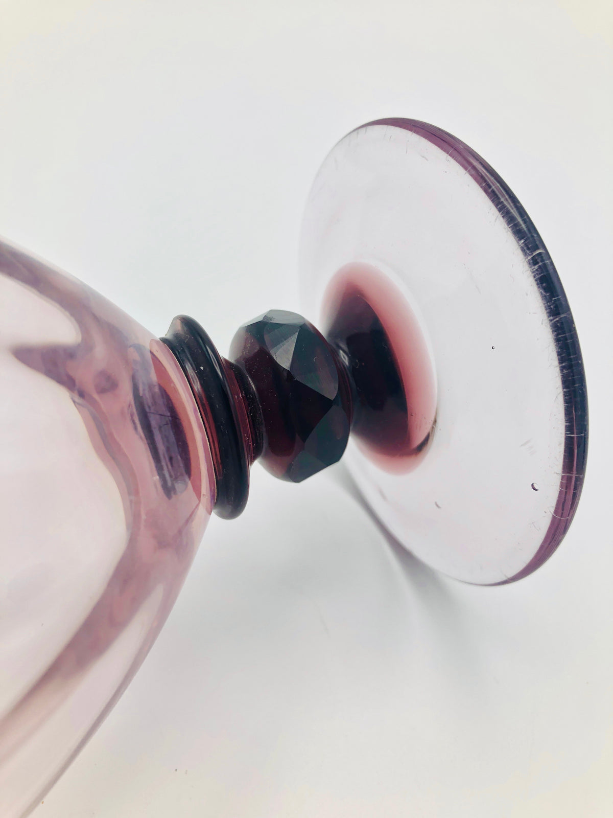 Vintage Smokey Amethyst Decanter