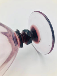 Vintage Smokey Amethyst Decanter