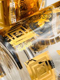 Vintage 22k Gold-Plated Culver Glasses