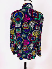 Vintage 80s Evan Picone Blouse