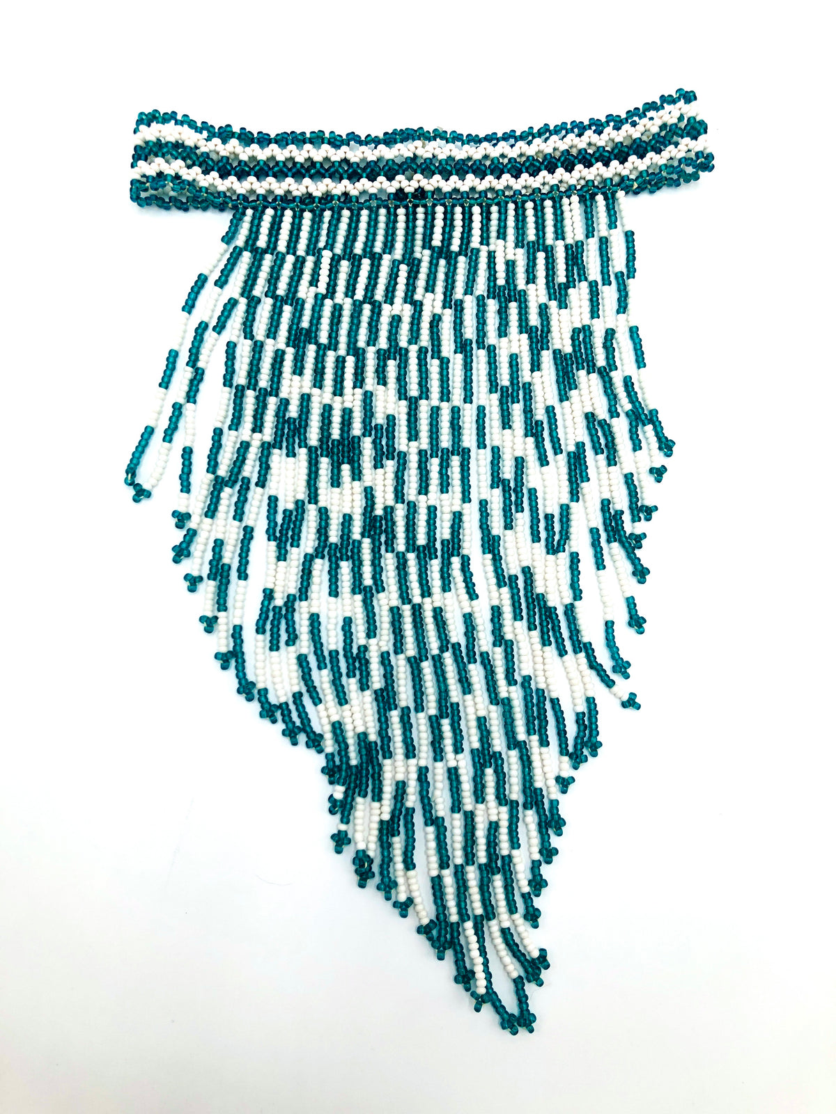 Vintage 1970s Beaded Fringe Choker