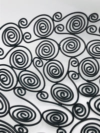 Postmodern Metal Spiral Bowl