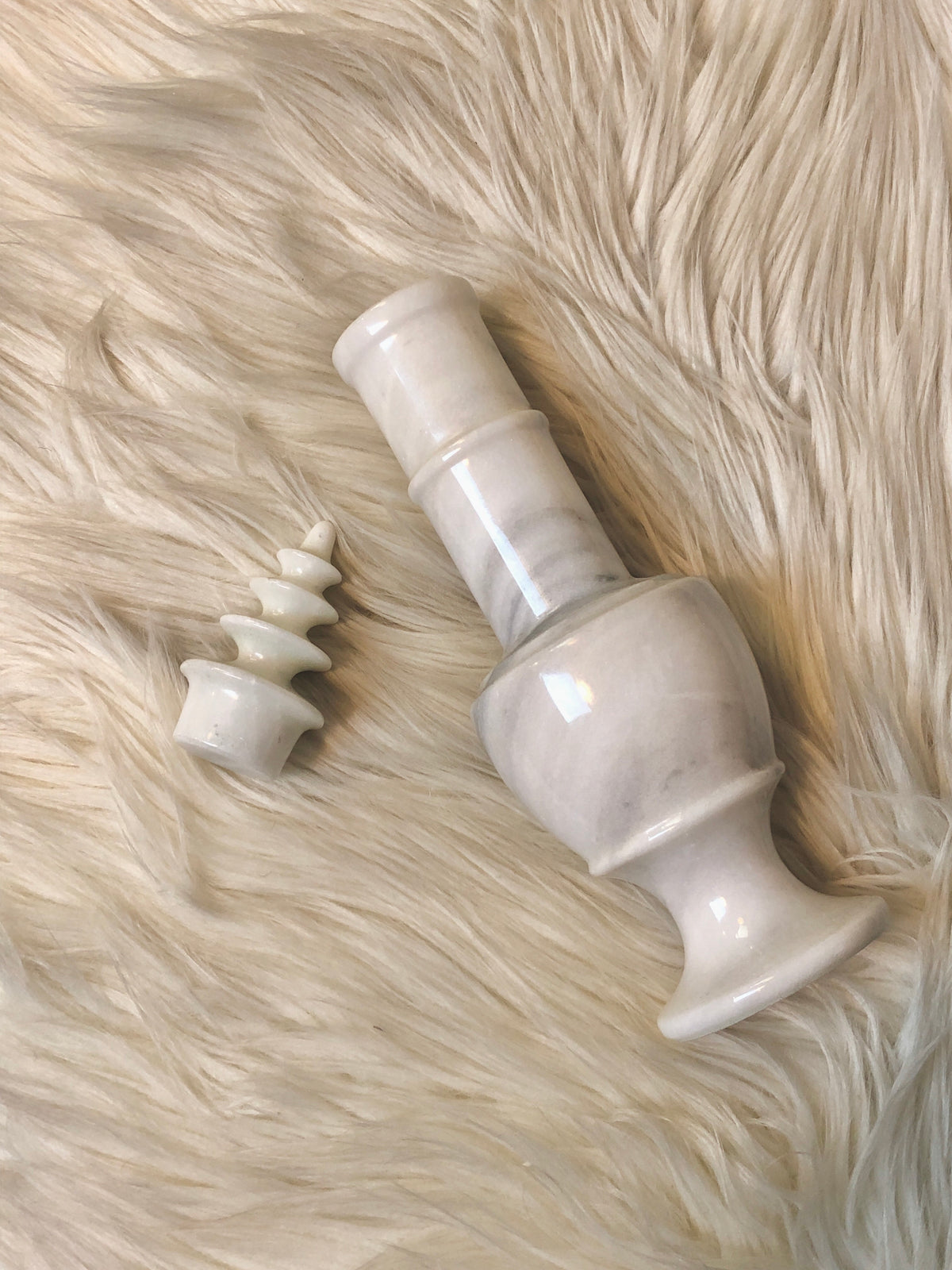 Mid-Century Modern Marble Bar Set